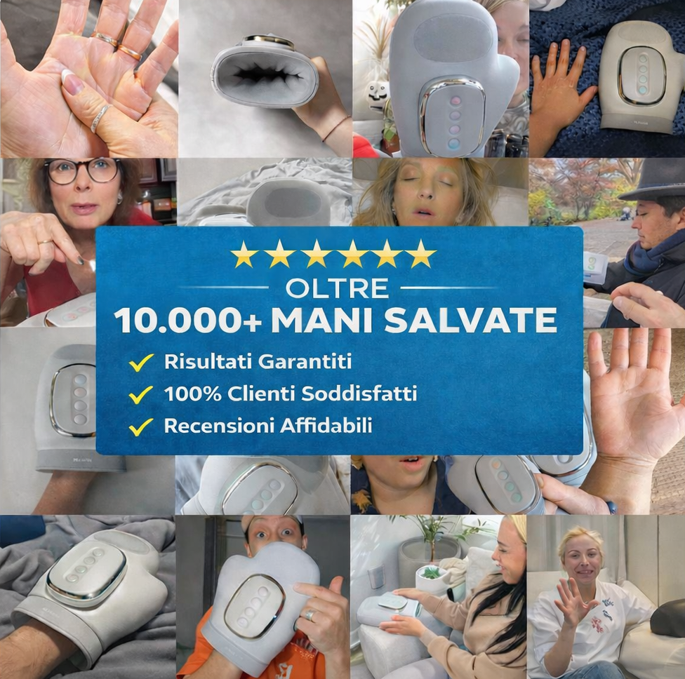 Lyra™ - Massaggiatore per Mani a Compressione