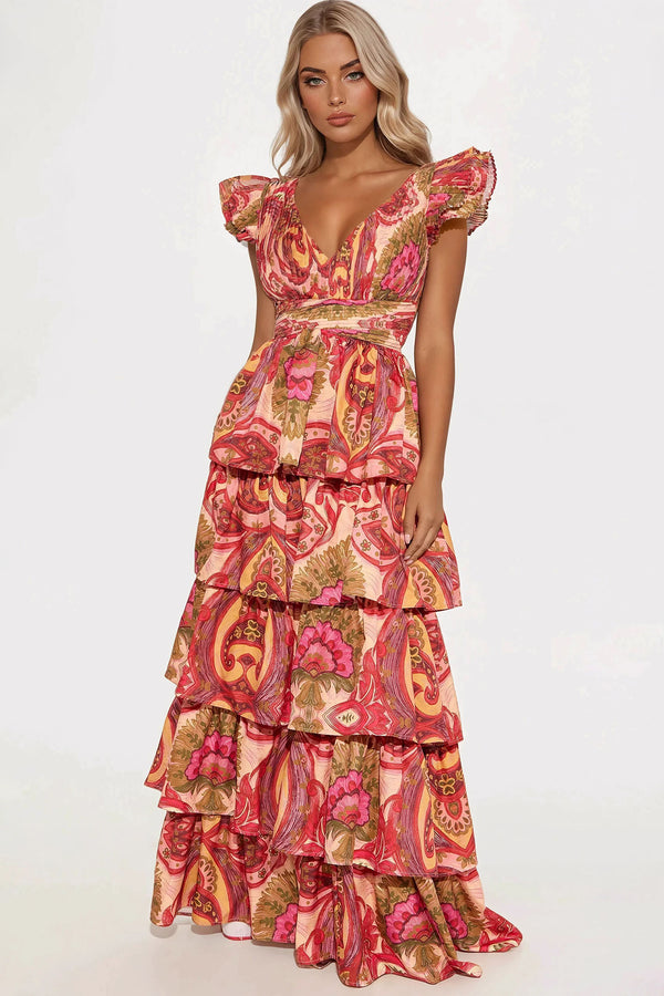 Ruffle Maxi Dress