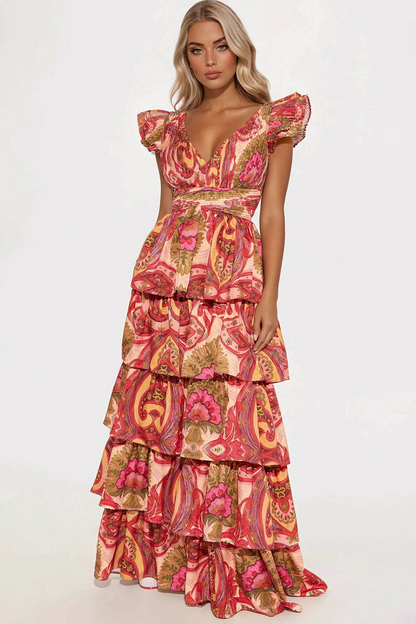 Ruffle Maxi Dress