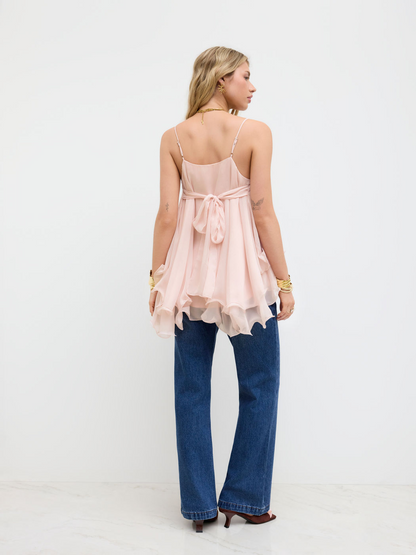 Babydoll Pink Top