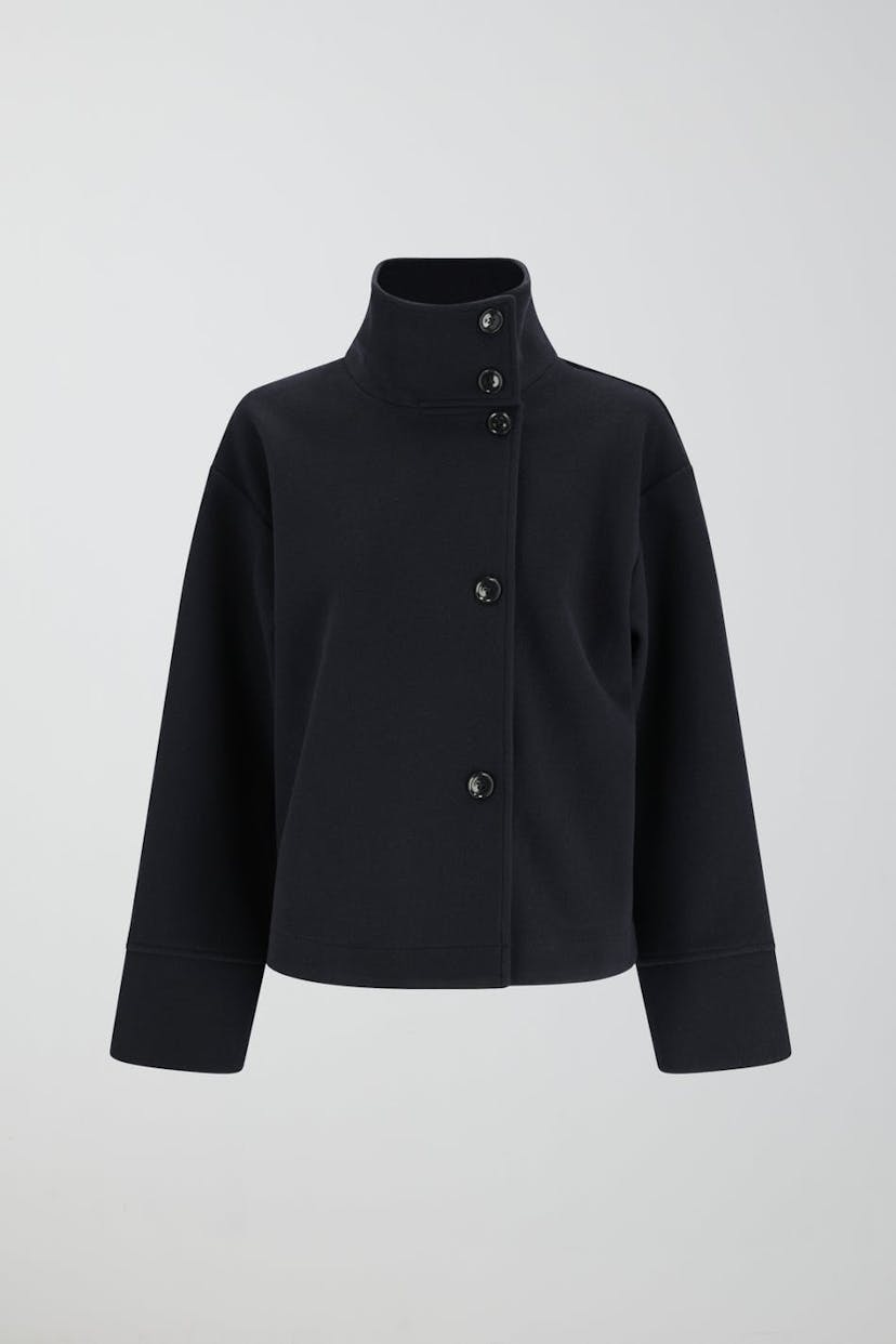 Cappotto Corto a Collo Alto