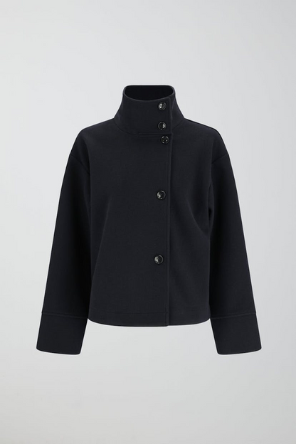 Cappotto Corto a Collo Alto