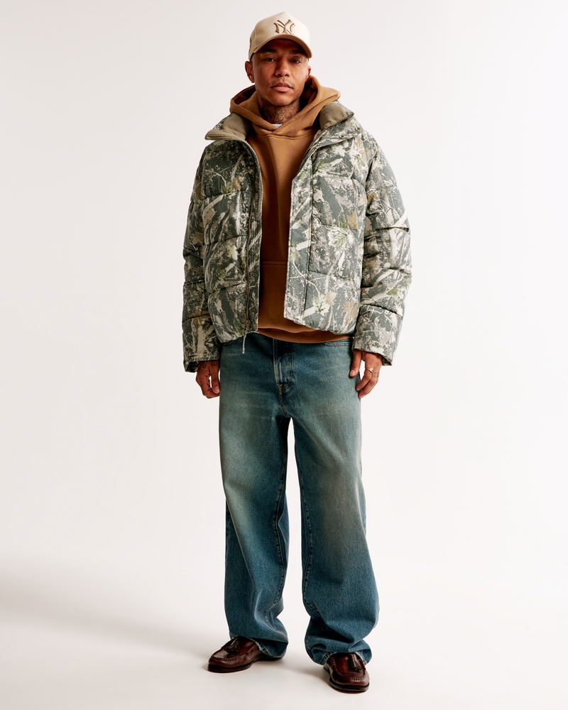 Camo Puffer Jacket