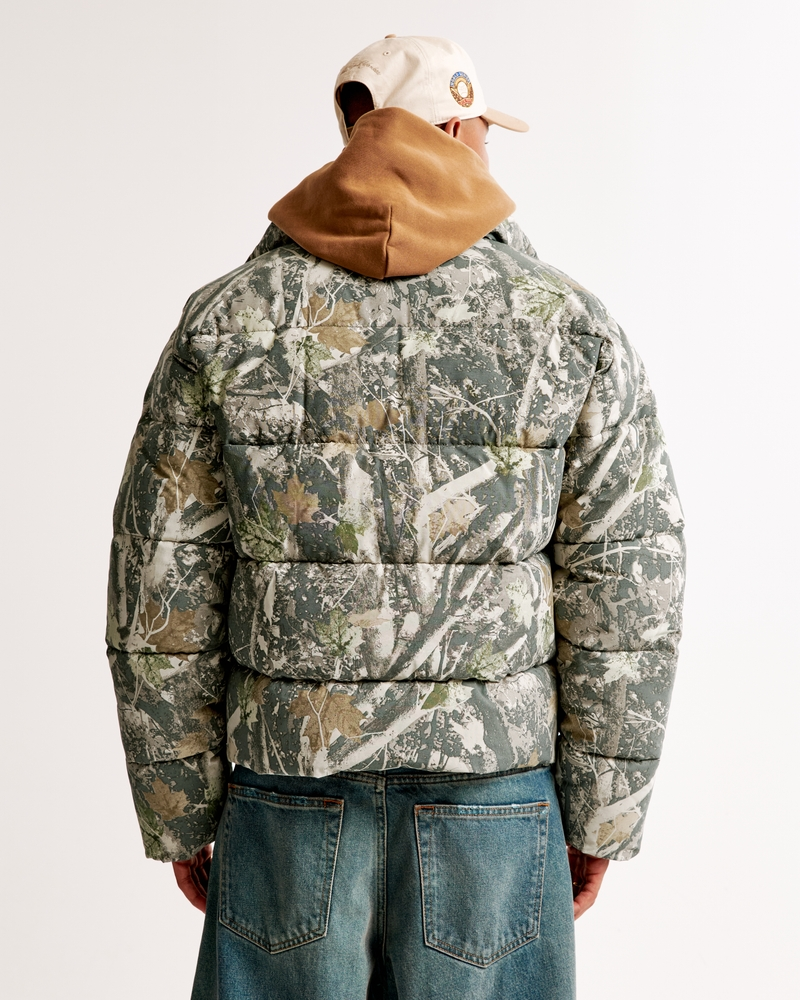 Camo Puffer Jacket