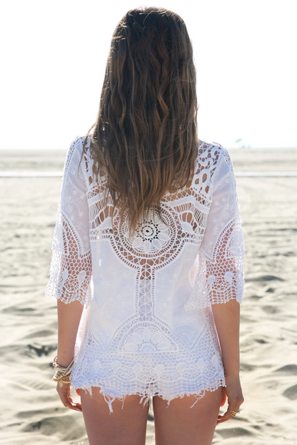 Mallet Crochet Blouse Top