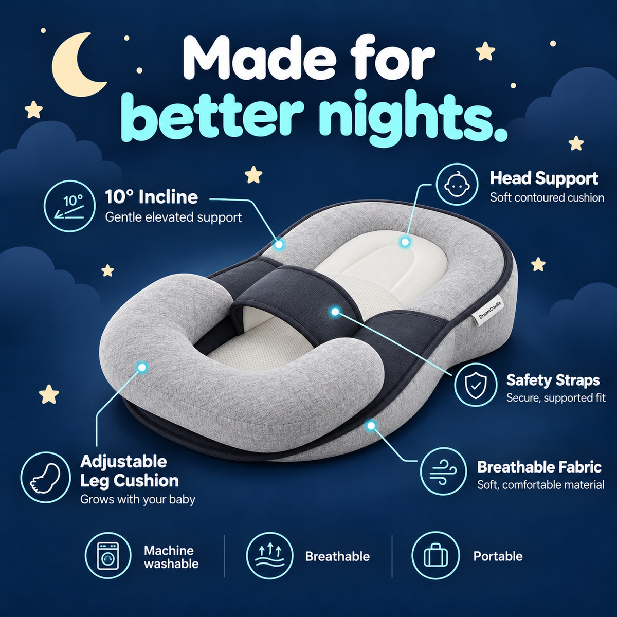 DreamNest™ The Ultimate Baby Bed