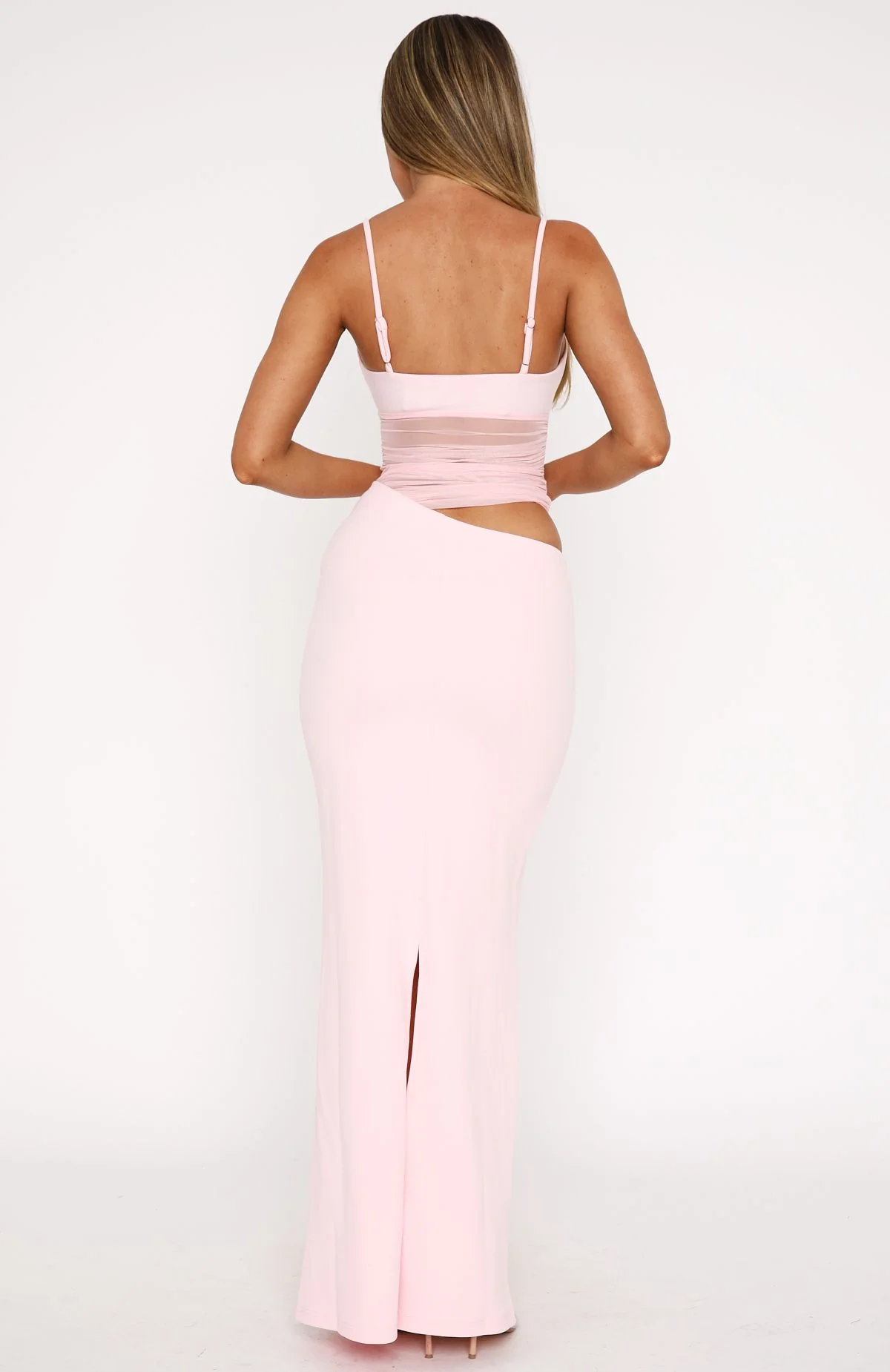 Baby Pink Maxi Dress