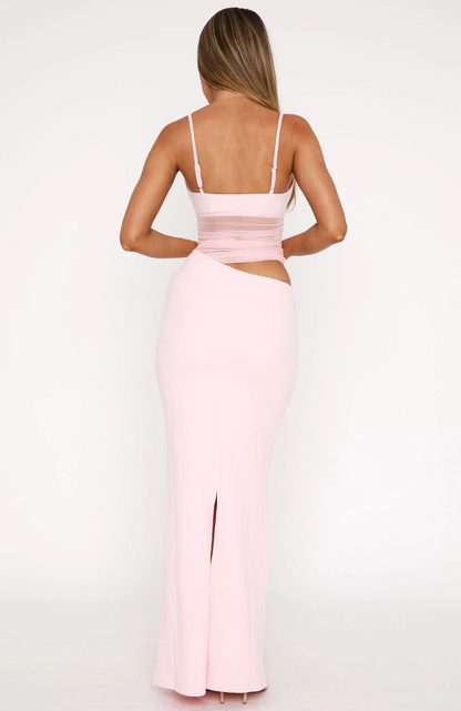 Baby Pink Maxi Dress