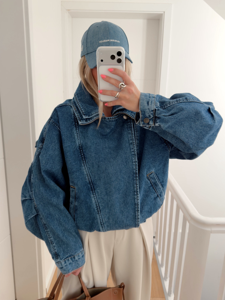 Denim Bomber Jacket