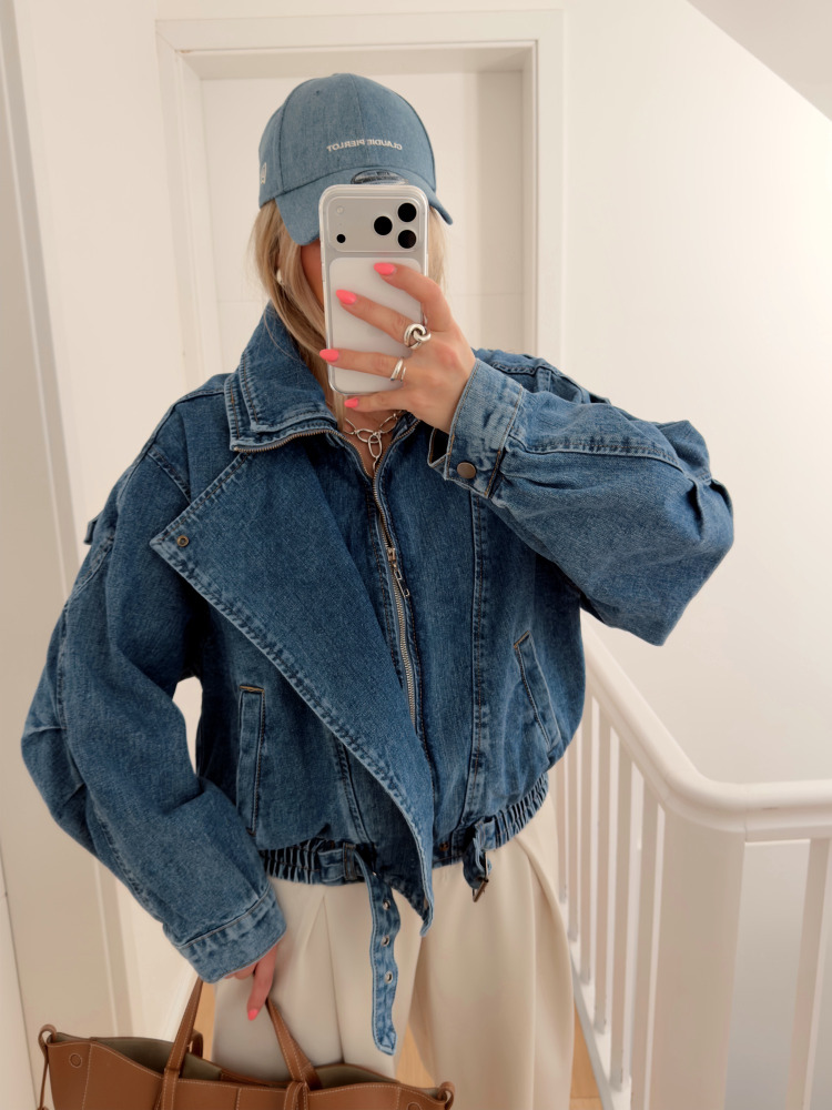 Denim Bomber Jacket